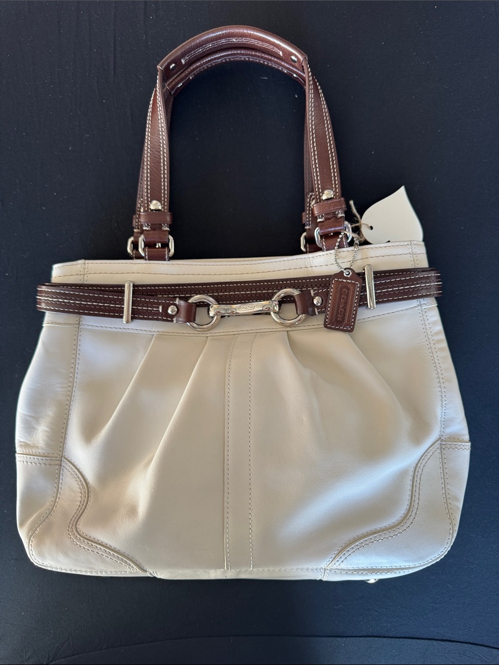 Vintage Coach Leather Bag